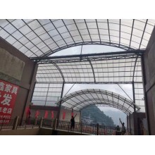 大跨度鋼架，網(wǎng)架采光頂棚用輕型防火阻燃陽光板耐力板聚碳酸酯板